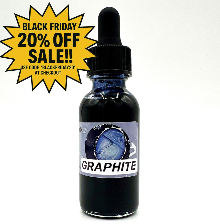 Image of Graphite - Concentrated Oil Dye for Liquid Light Shows - 1 oz