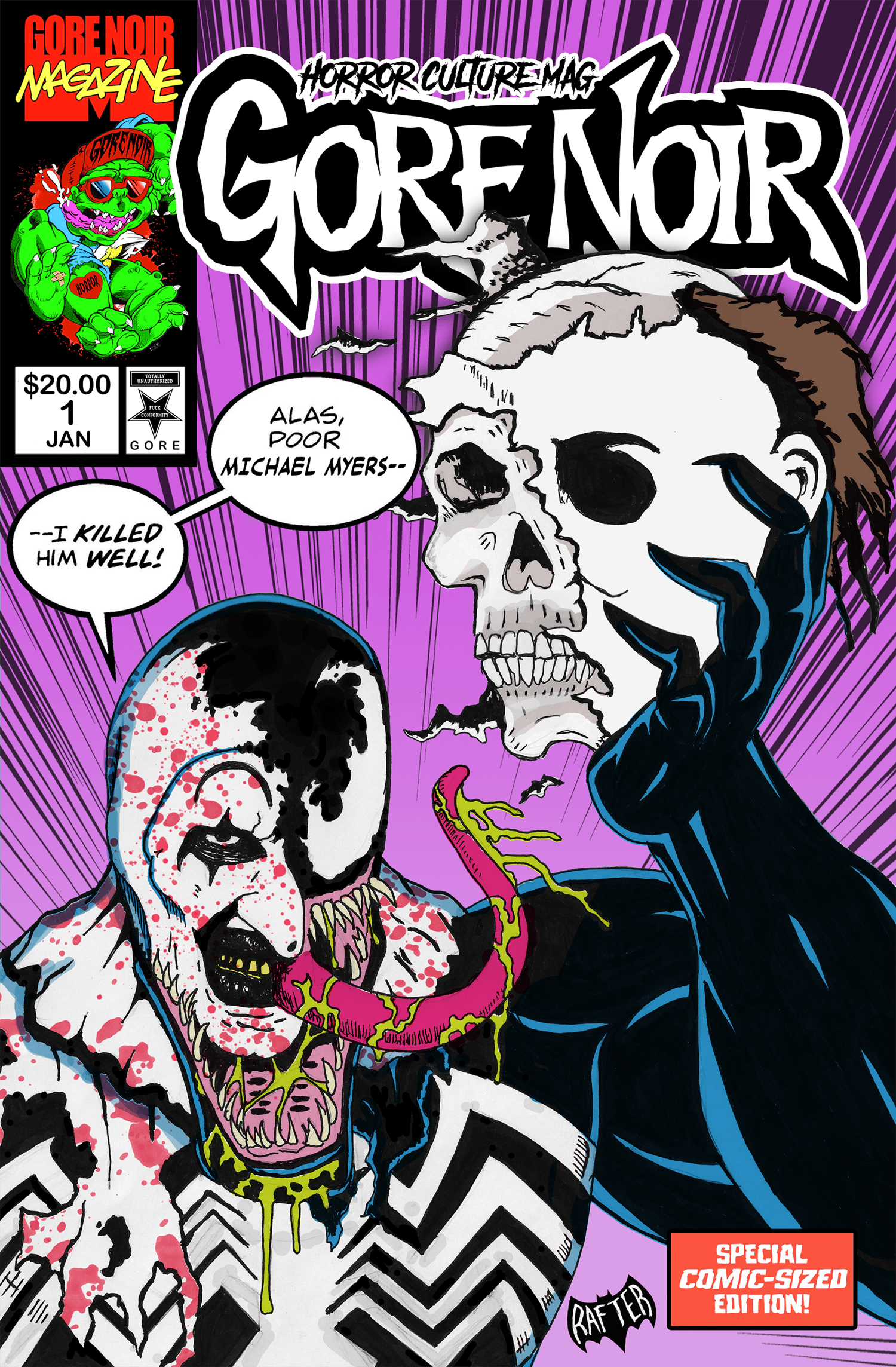 Image of Terrifier ASM Tribute Comic Sized Magazine PRESALE