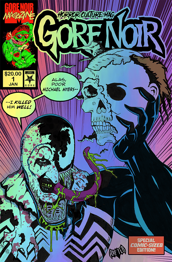 Image of FOIL Terrifier ASM Tribute Comic Sized Magazine PRESALE