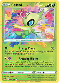 Celebi - SWSH04: Vivid Voltage - Amazing Rare - Near Mint
