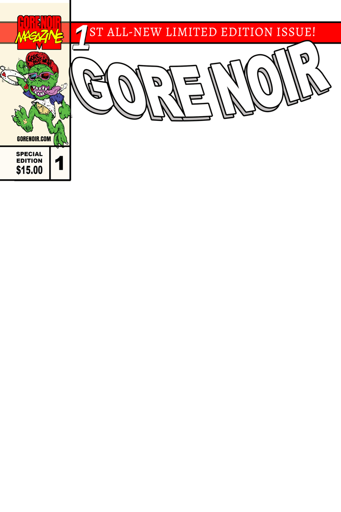 Image of Sketch Cover Terrifier Tribute Comic Sized Magazine LE