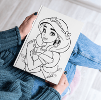 Image 3 of Enchanted Princesses Coloring Book