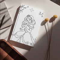 Image 4 of Enchanted Princesses Coloring Book