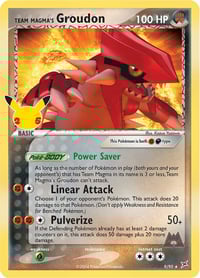 Team Magma's Groudon - Celebrations: Classic Collection - Near Mint