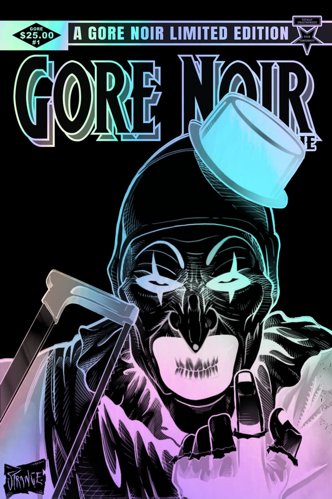 Image of FOIL Blackest Friday Terrifier Tribute Comic Size Magazine PRESALE