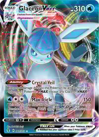 Glaceon VMAX - SWSH07: Evolving Skies - Neart Mint