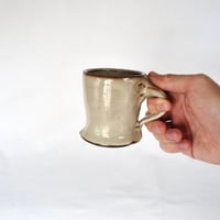 Image 1 of Cream Charcoal Mug