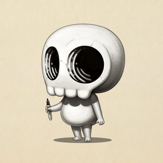 Image of Skully II (Blank Face Variant)