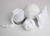 Image 1 of Crisp White Dottie- Curated Colors set 