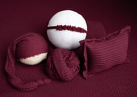 Wine Snuggle Weave- Curated Colors set 