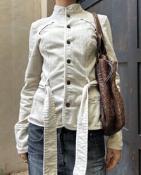 Image 1 of CREAM BUTTON UP JACKET