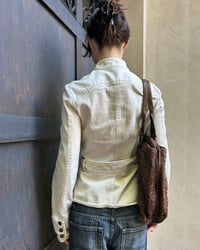 Image 3 of CREAM BUTTON UP JACKET