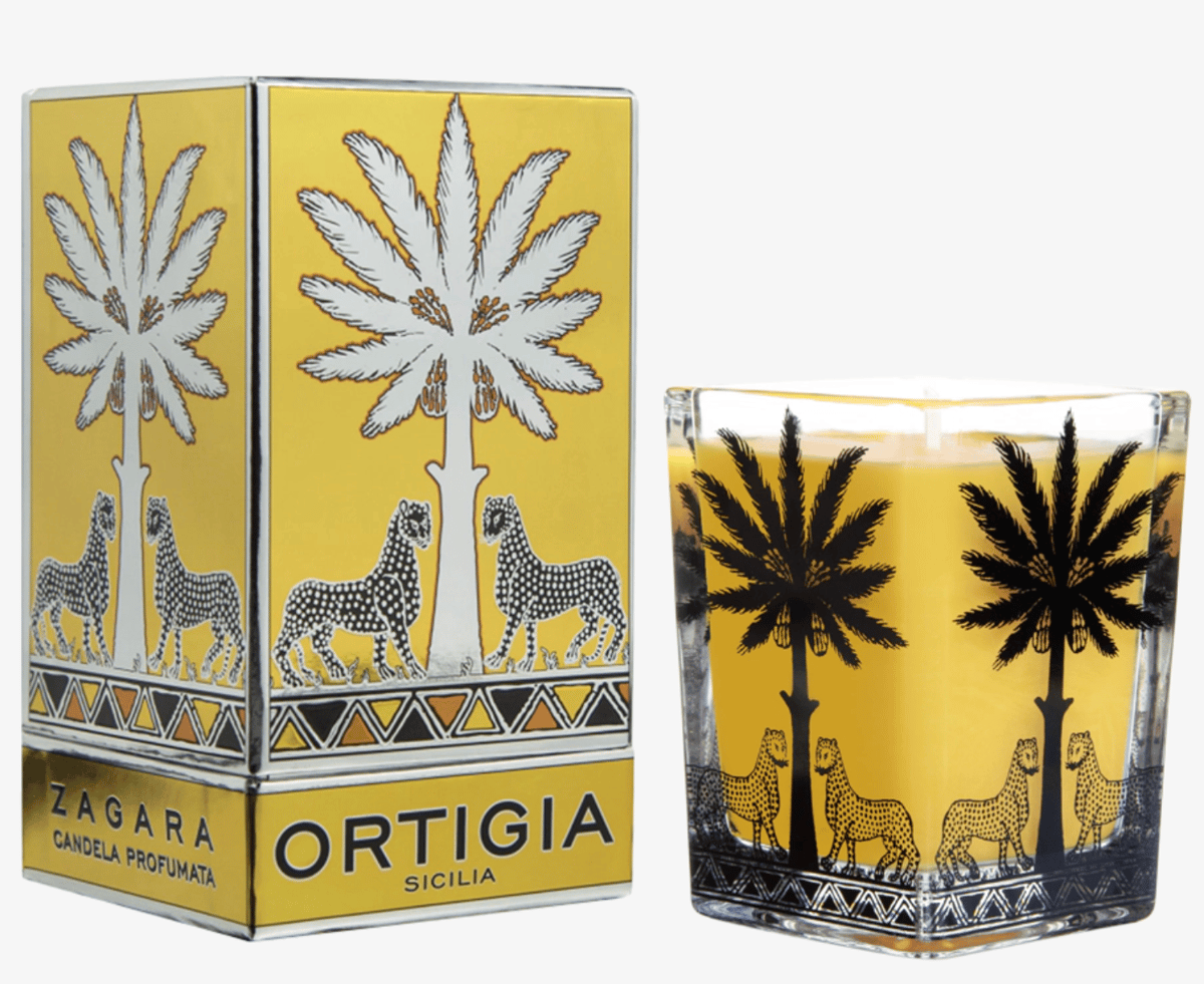 Image of Ortigia Large Square Candles- Zagara or Fico