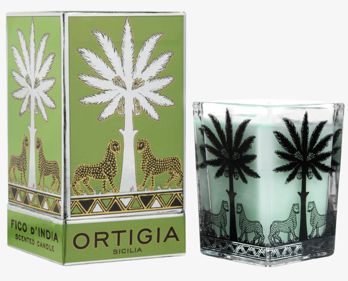 Image of Ortigia Large Square Candles- Zagara or Fico