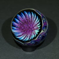 Image 2 of Purple Ghost Reticello Flower Marble