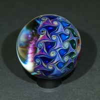 Image 4 of Purple Ghost Reticello Flower Marble