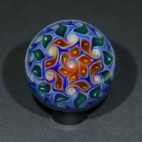 Image 8 of Purple Ghost Reticello Flower Marble