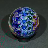 Image 5 of Purple Ghost Reticello Flower Marble