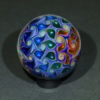 Image 6 of Purple Ghost Reticello Flower Marble