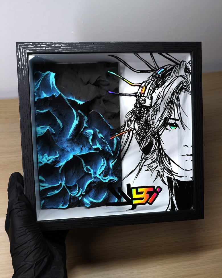 Image of "KI" - 3D framed Original painting