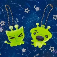 Image 1 of Alien Cat/Dog Puffy Charms