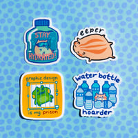 Image 1 of Hamster Meme Stickers