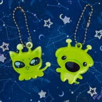Image 2 of Alien Cat/Dog Puffy Charms