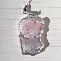 Image 1 of Madoka Magica x Sanrio Acrylic Phone Charm