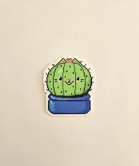 Image 3 of Cactus Cat Sticker