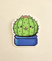 Image 1 of Cactus Cat Sticker