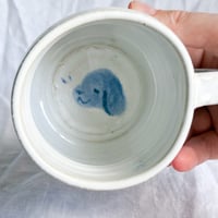 Image 4 of Blue curved Sleepy Mug