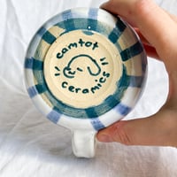 Image 5 of Blue curved Sleepy Mug