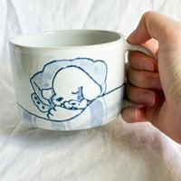 Image 2 of Blue Sleepy Mug