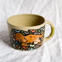 Image 2 of Lying in the Flowers Mug