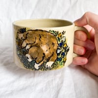Image 3 of Curled up in the Flowers Mug