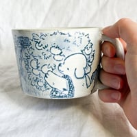 Image 4 of Blue Picking Oranges Mug