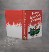 Image 2 of Handmade Grinch Jr Legal Size Notepad 5"x8" Holder w/Pad