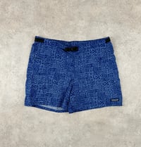 Image 1 of Patagonia River Shorts Aztec Blue Vintage 1997 Medium Mens 