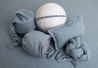 Image 2 of Baby Blue Dottie- Curated Colors set 