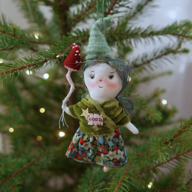 toadstool pixie doll