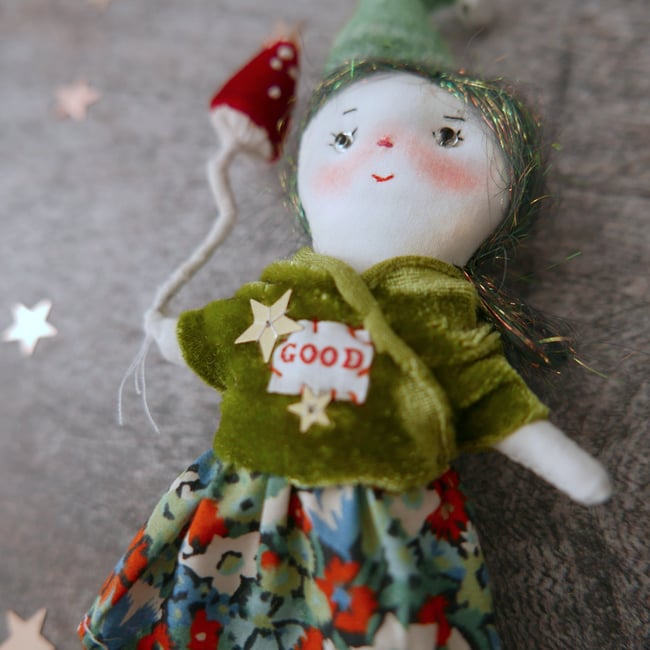 toadstool pixie doll