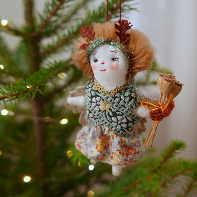 woodland pixie doll