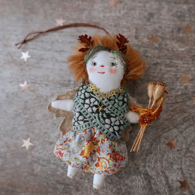 woodland pixie doll