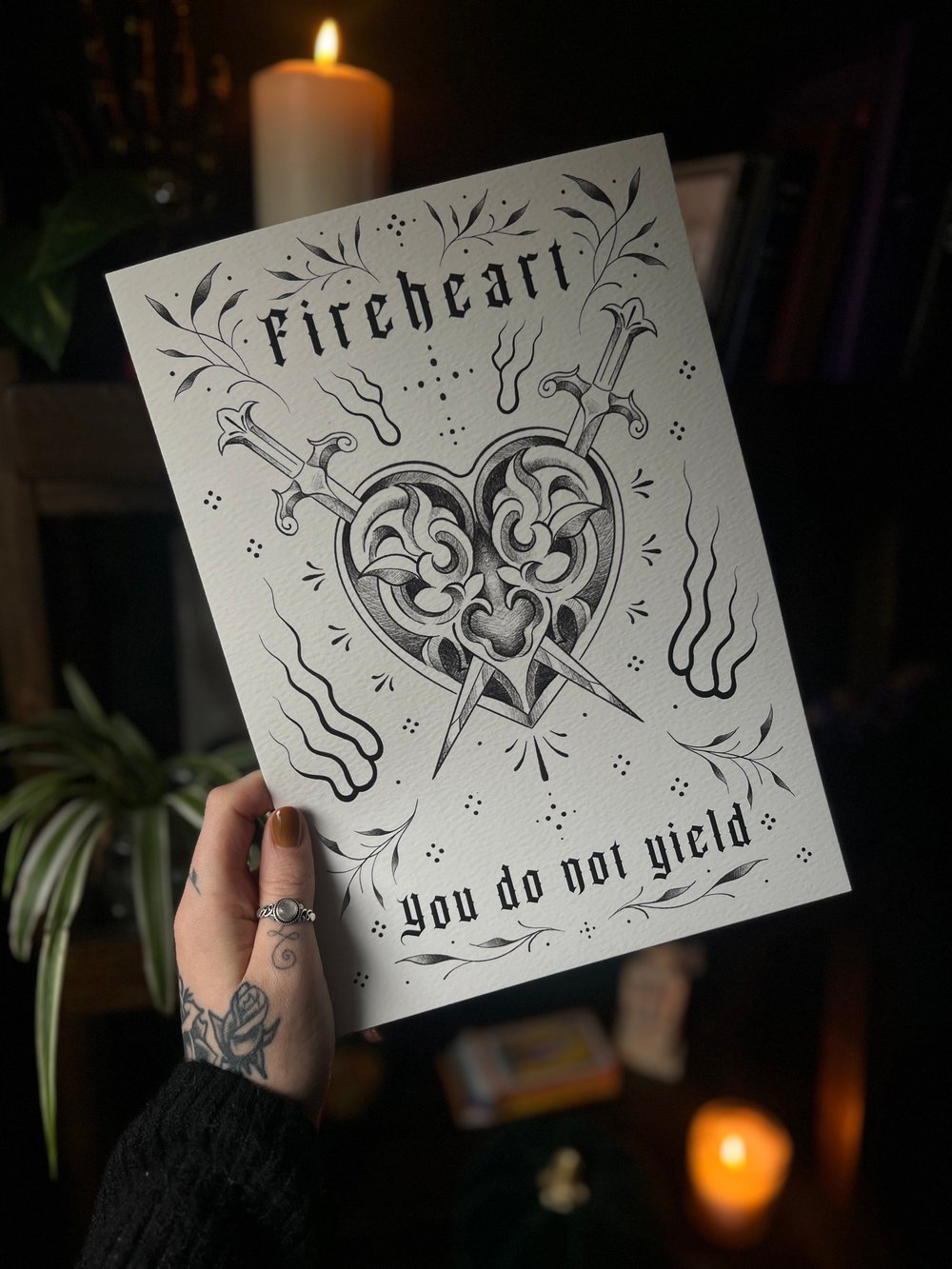 Image of Fireheart print 