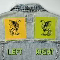 Image 3 of Quackatrice Patch - right side - four colors