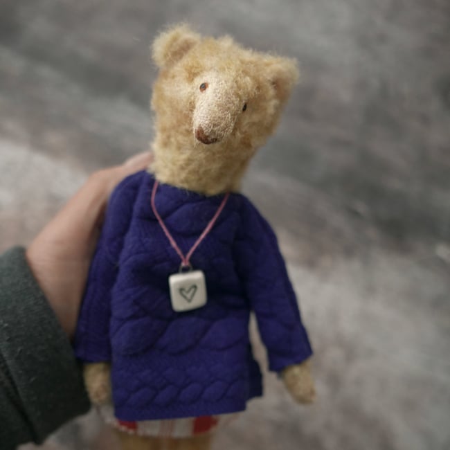 Dulcie, a dishcloth bear