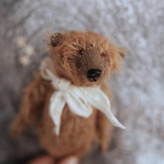 Alexander, a mohair bear