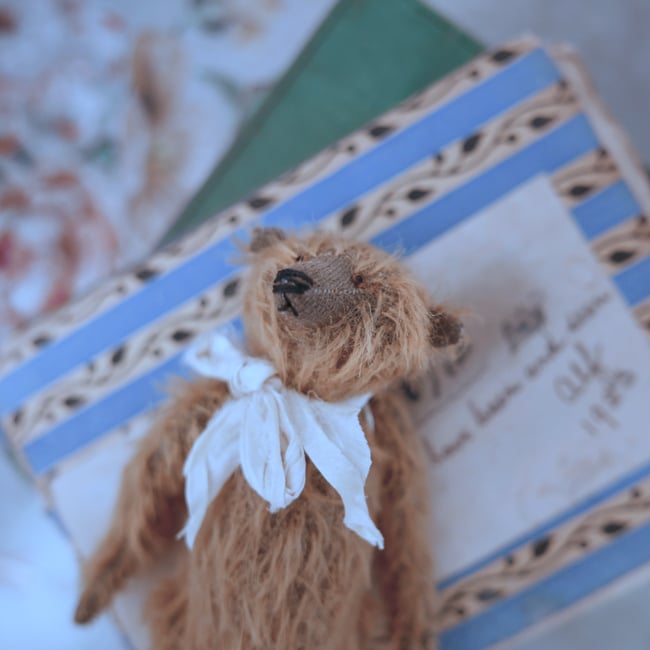 Alexander, a mohair bear