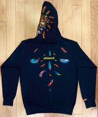 Image 2 of Polémarz: Carbon Xolotl Planet Hoodie