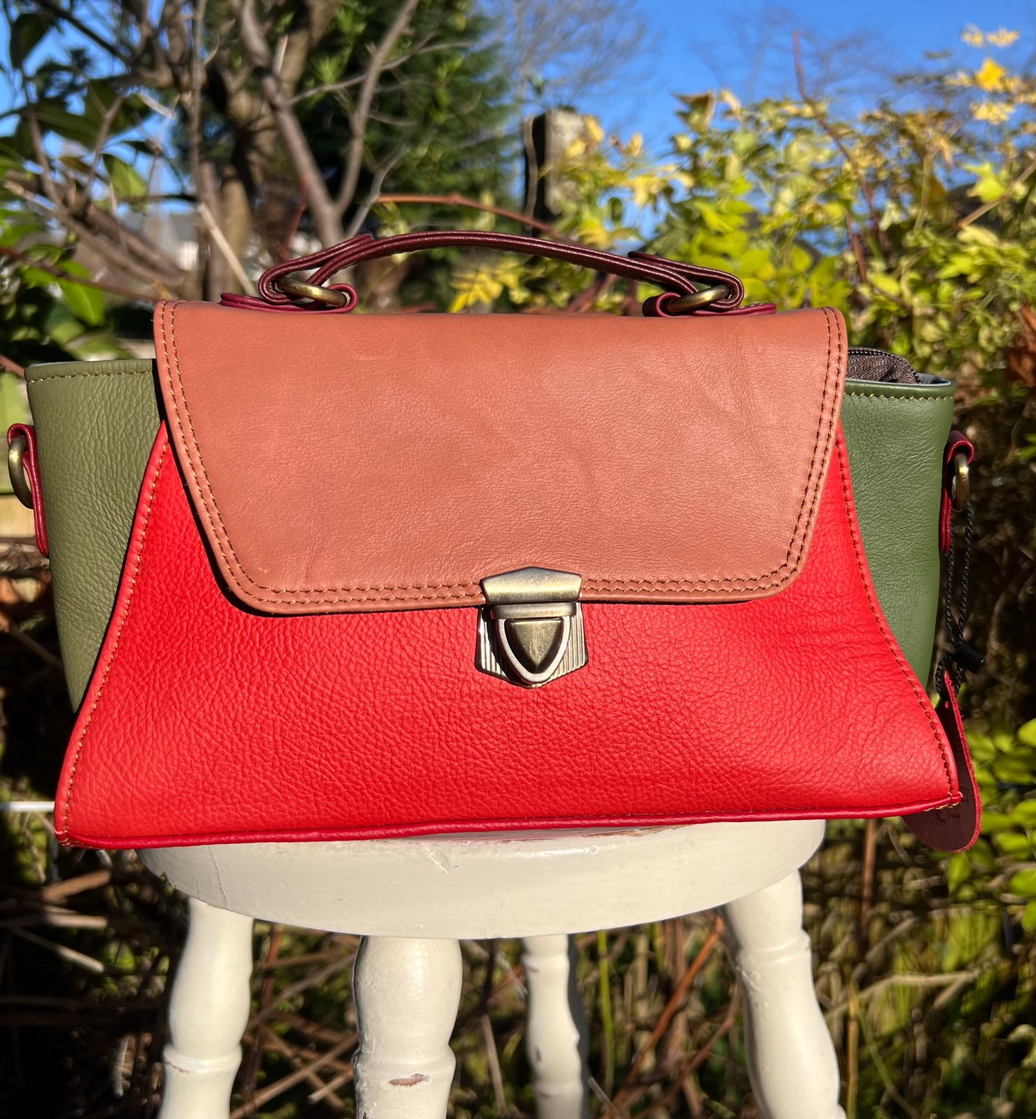 Image of Top Handle Triangle Bag #22B